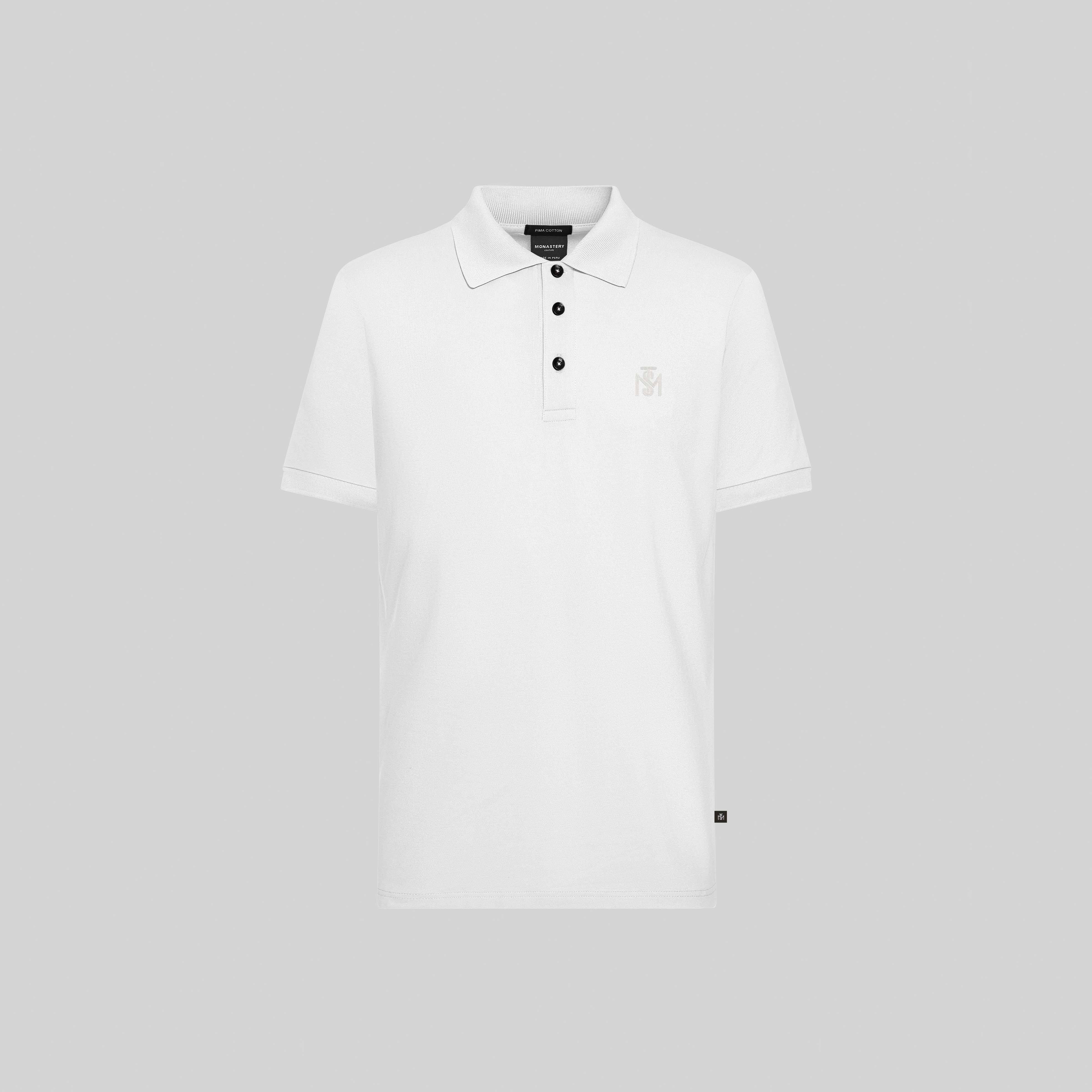 ZAID WHITE POLO | Monastery Couture