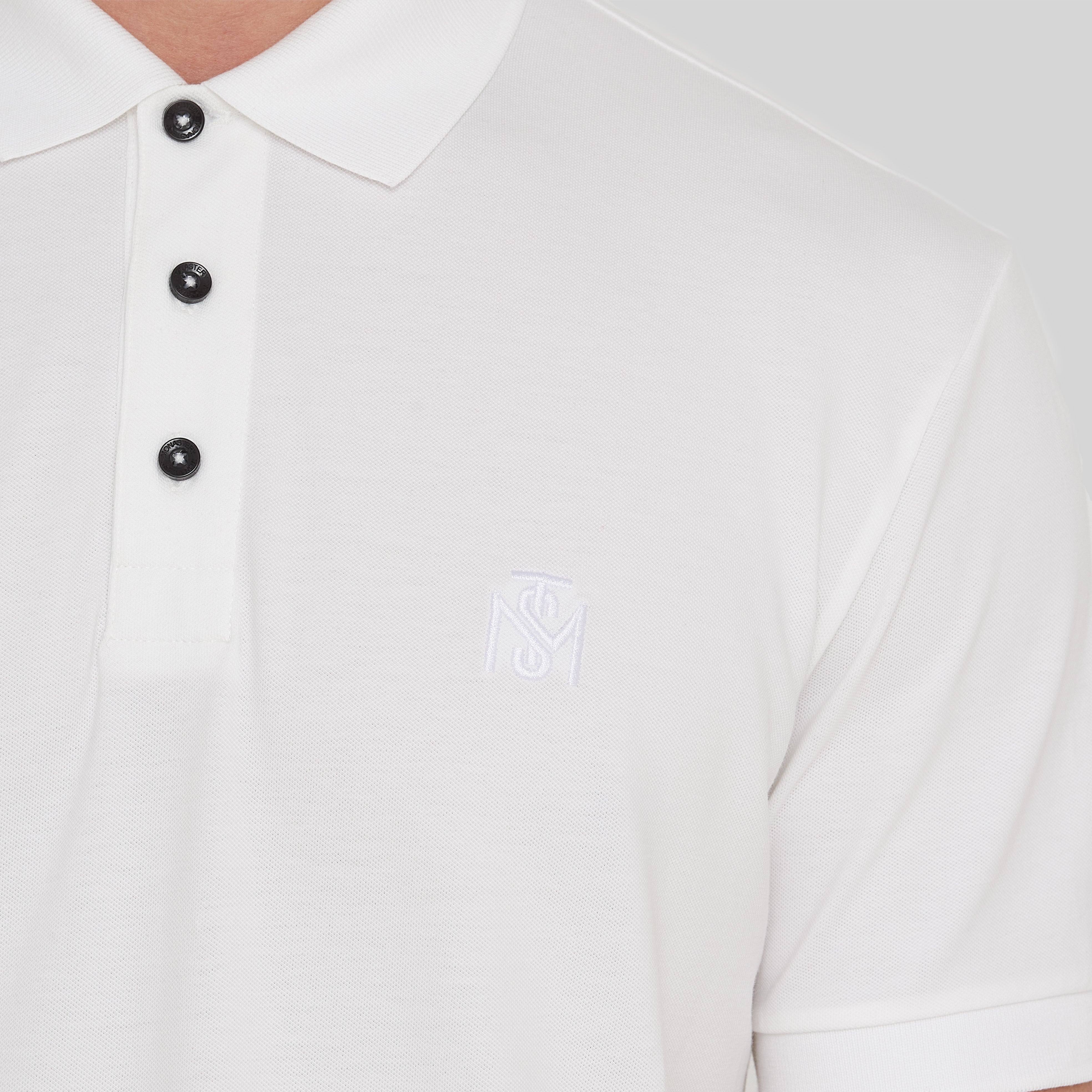 ZAID WHITE POLO | Monastery Couture