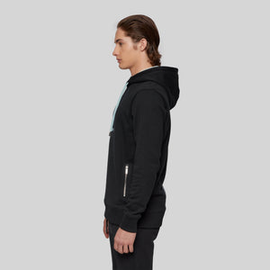 JR10 BLACK HOODIE | Monastery Couture