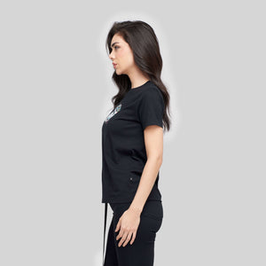 AMY BLACK T-SHIRT | Monastery Couture