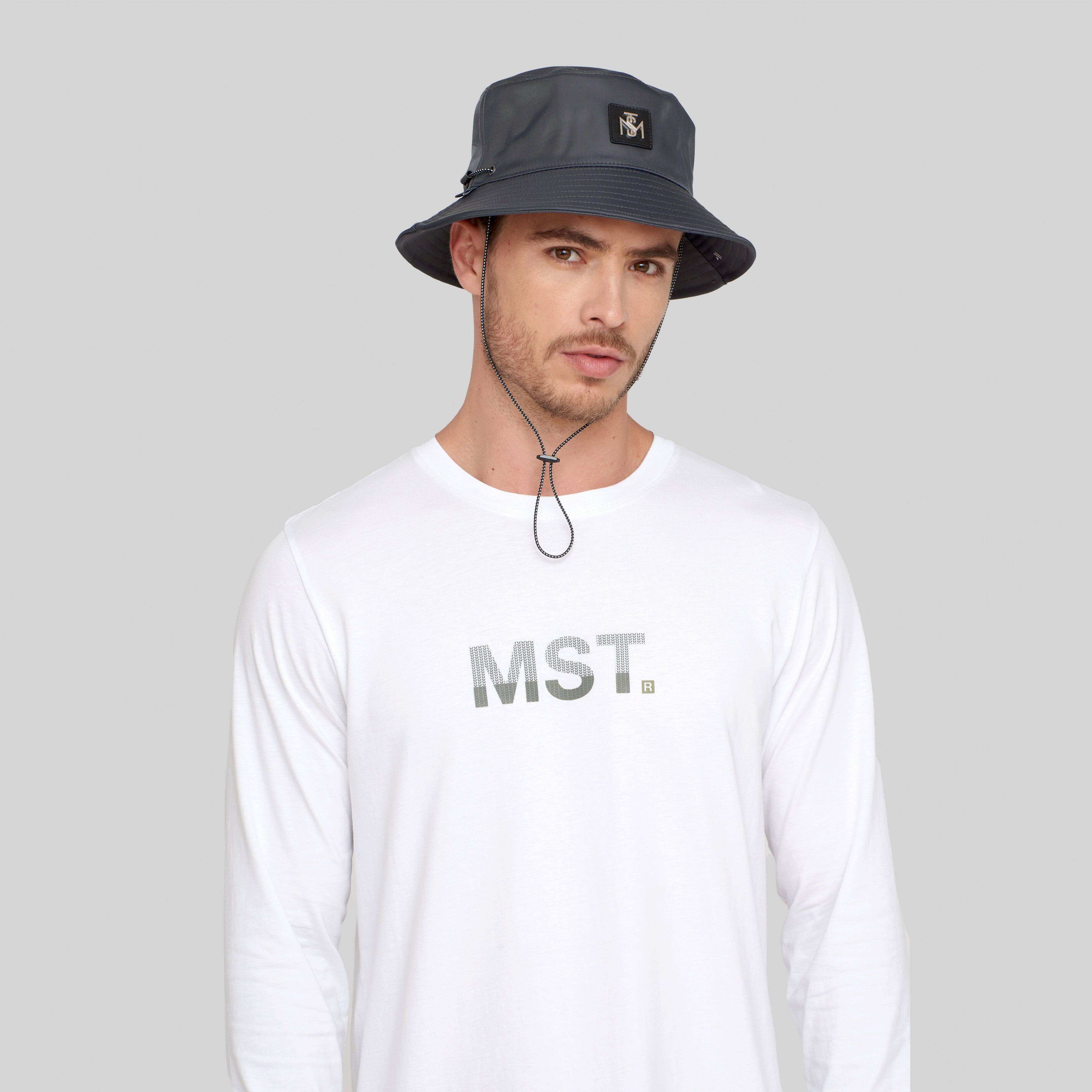 ANTIGONO GREY BUCKET HAT - Monastery