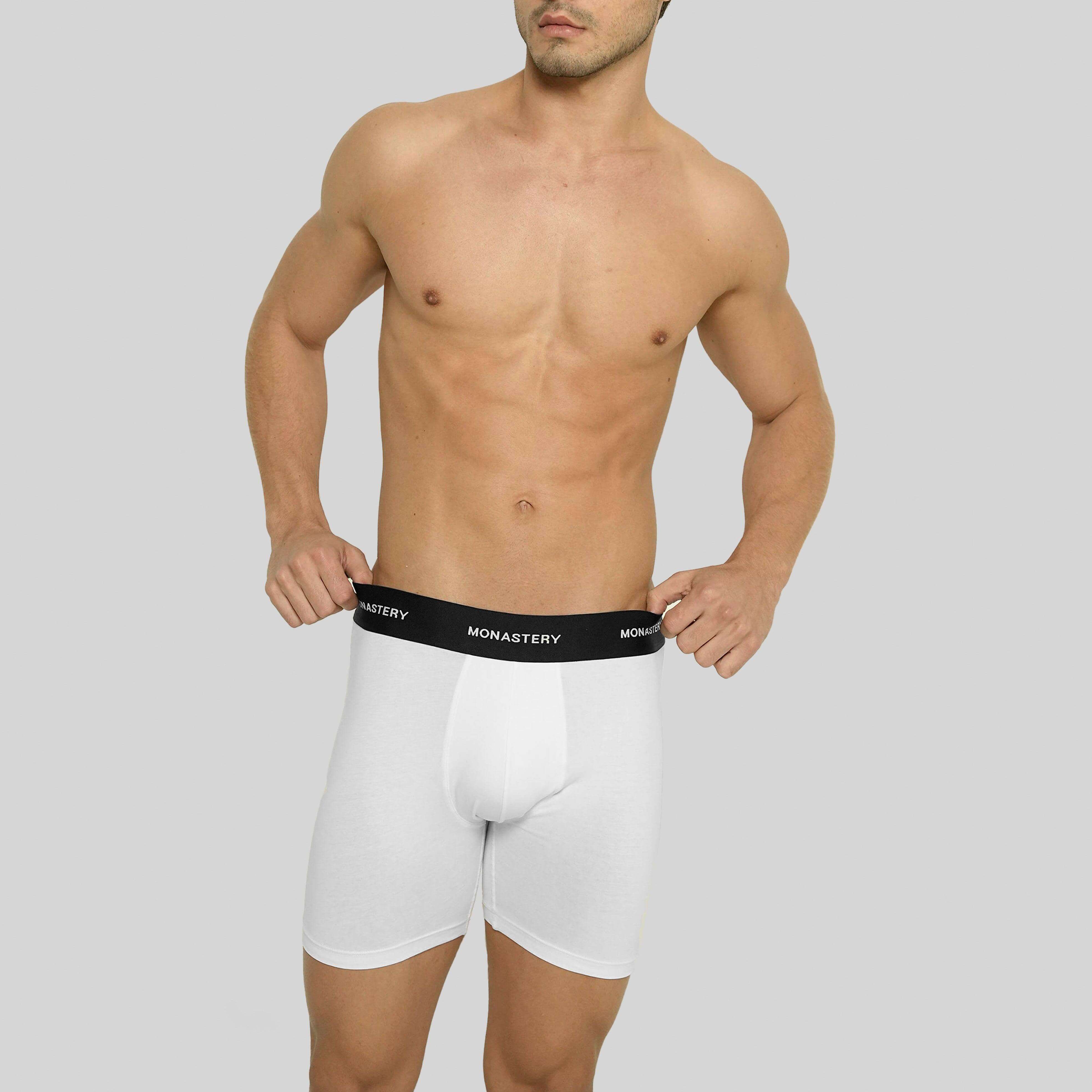 ARNAULD WHITE BOXER BRIEFS | Monastery Couture