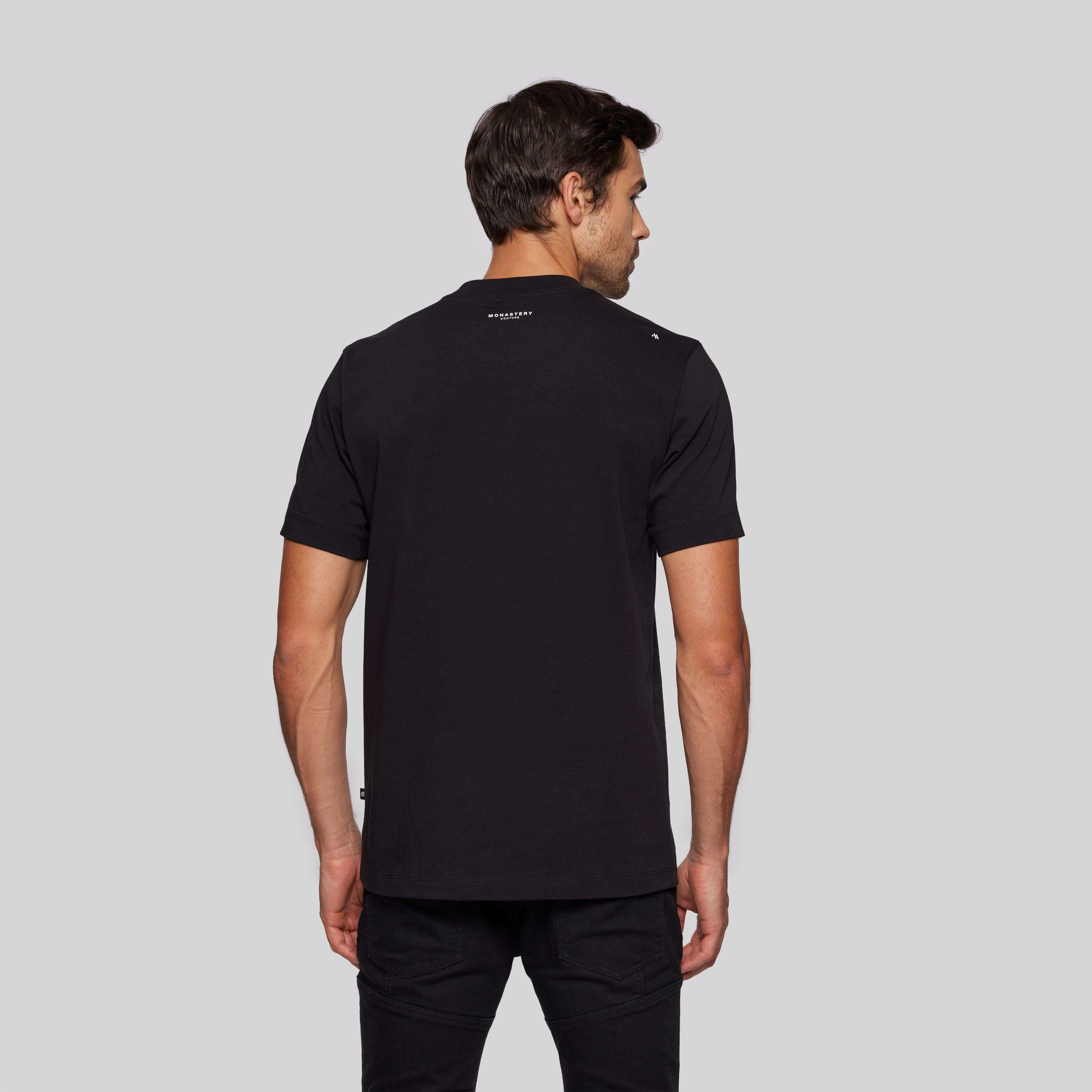 ASTRO BLACK T-SHIRT | Monastery Couture