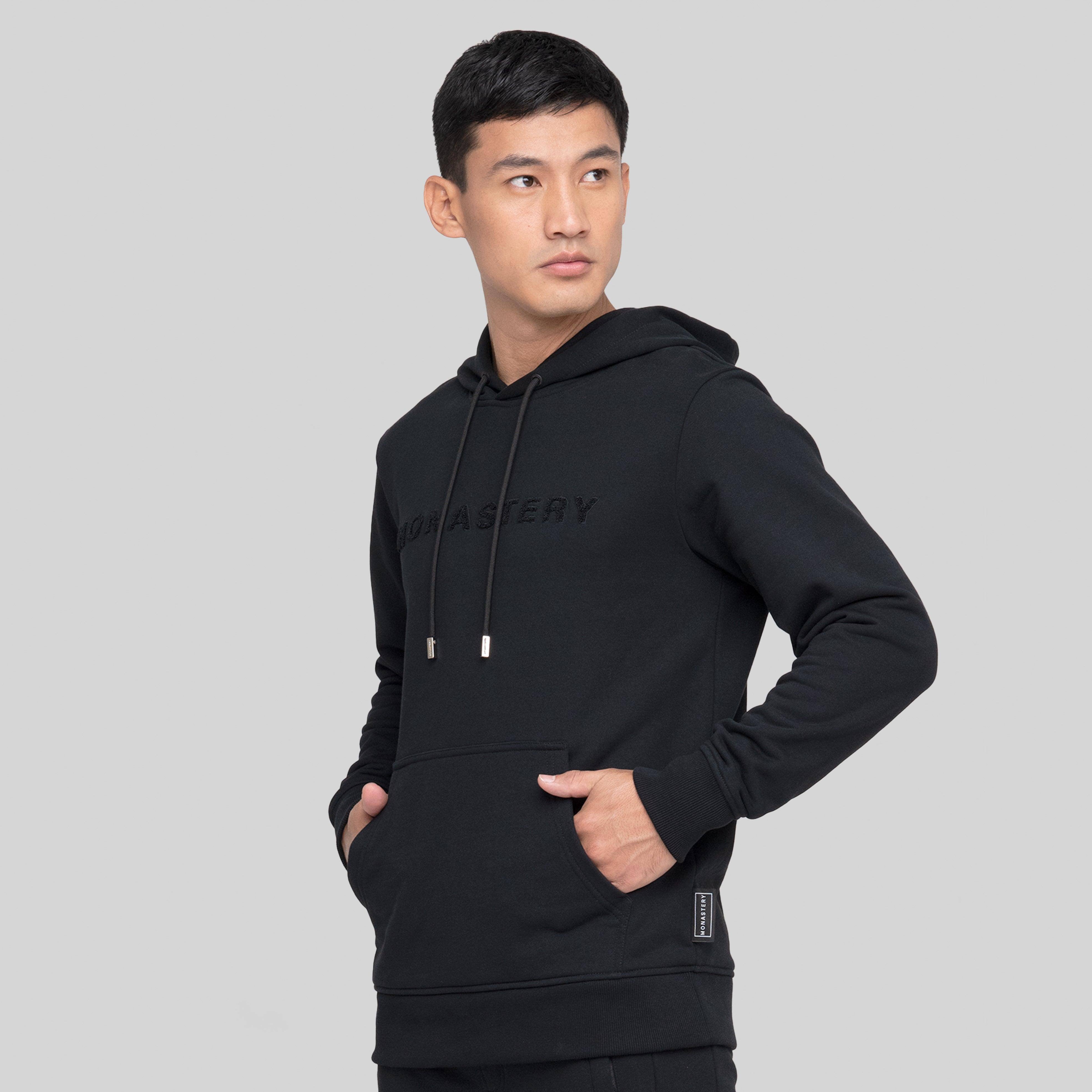 BIZANZIO BLACK HOODIE - Monastery