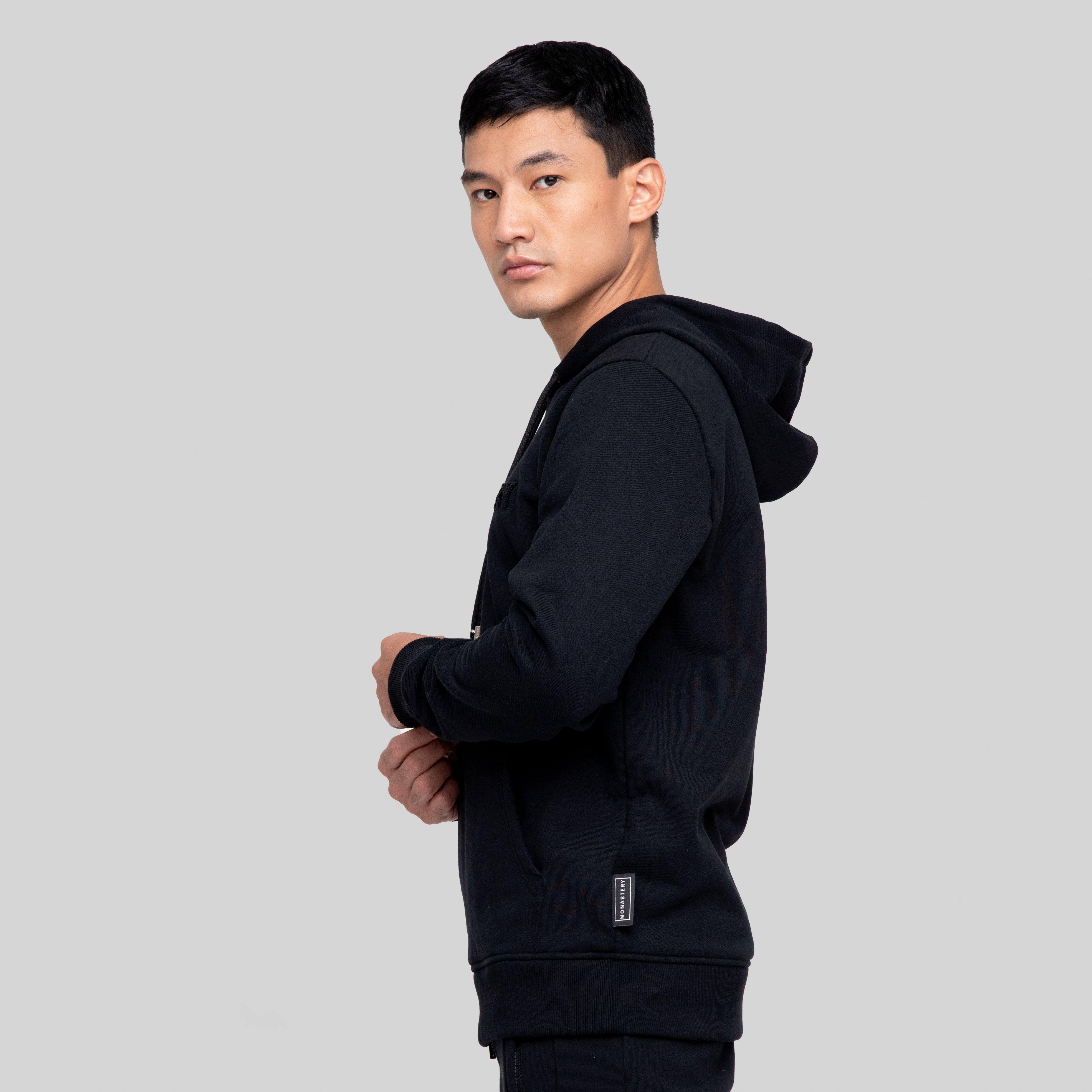 BIZANZIO BLACK HOODIE - Monastery