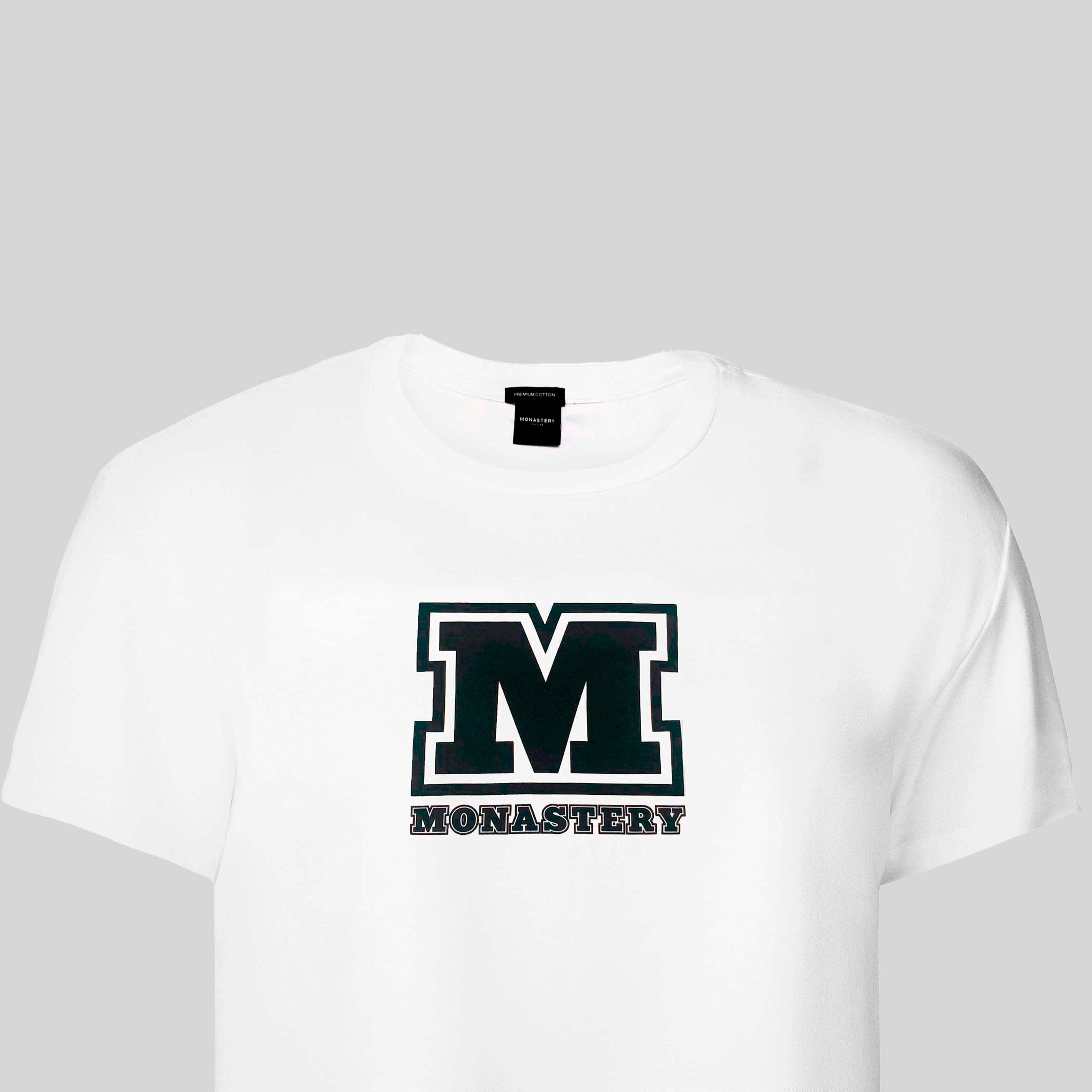 COLLEGE TOP OVERSIZE WHITE | Monastery Couture