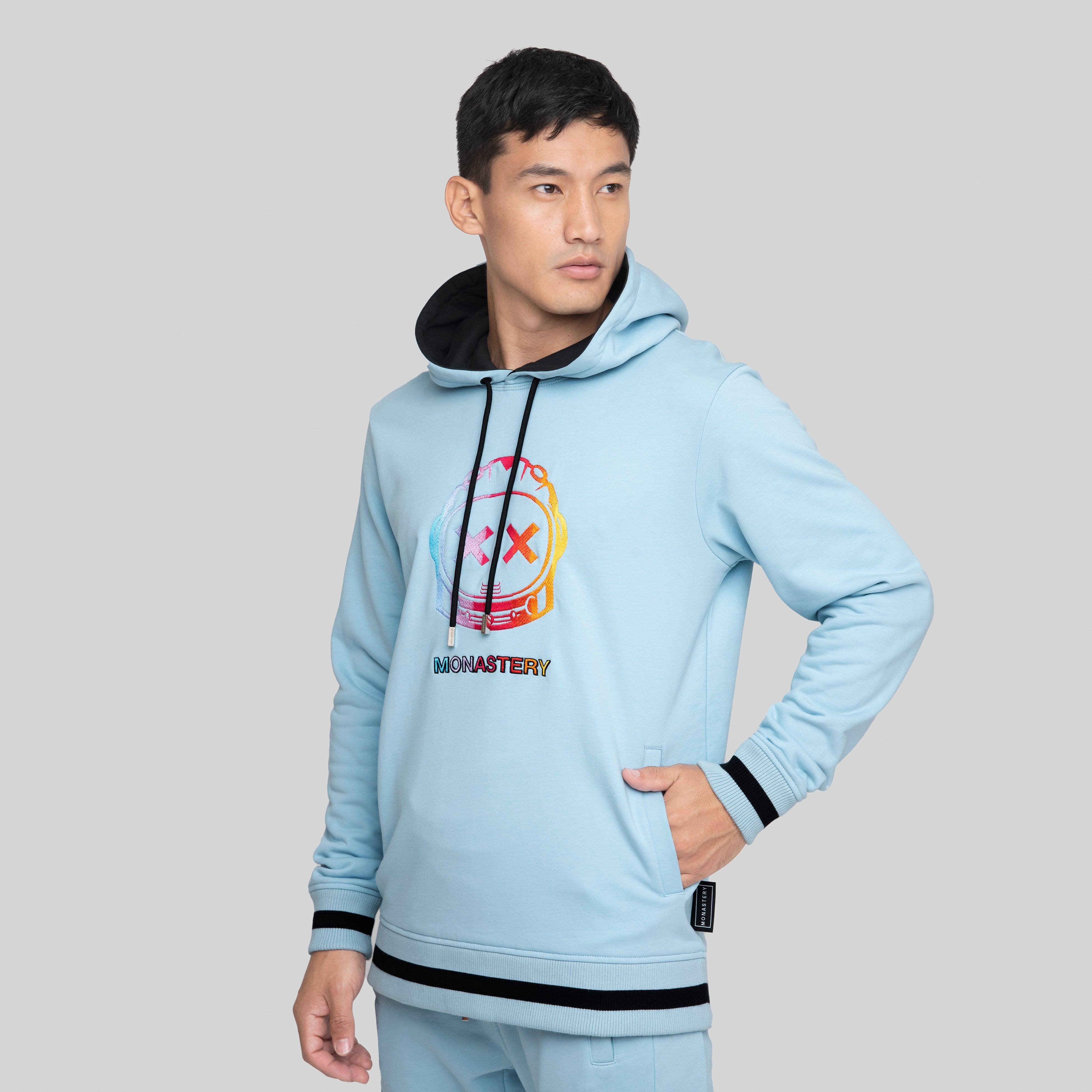 CRUX BLUE HOODIE | Monastery Couture