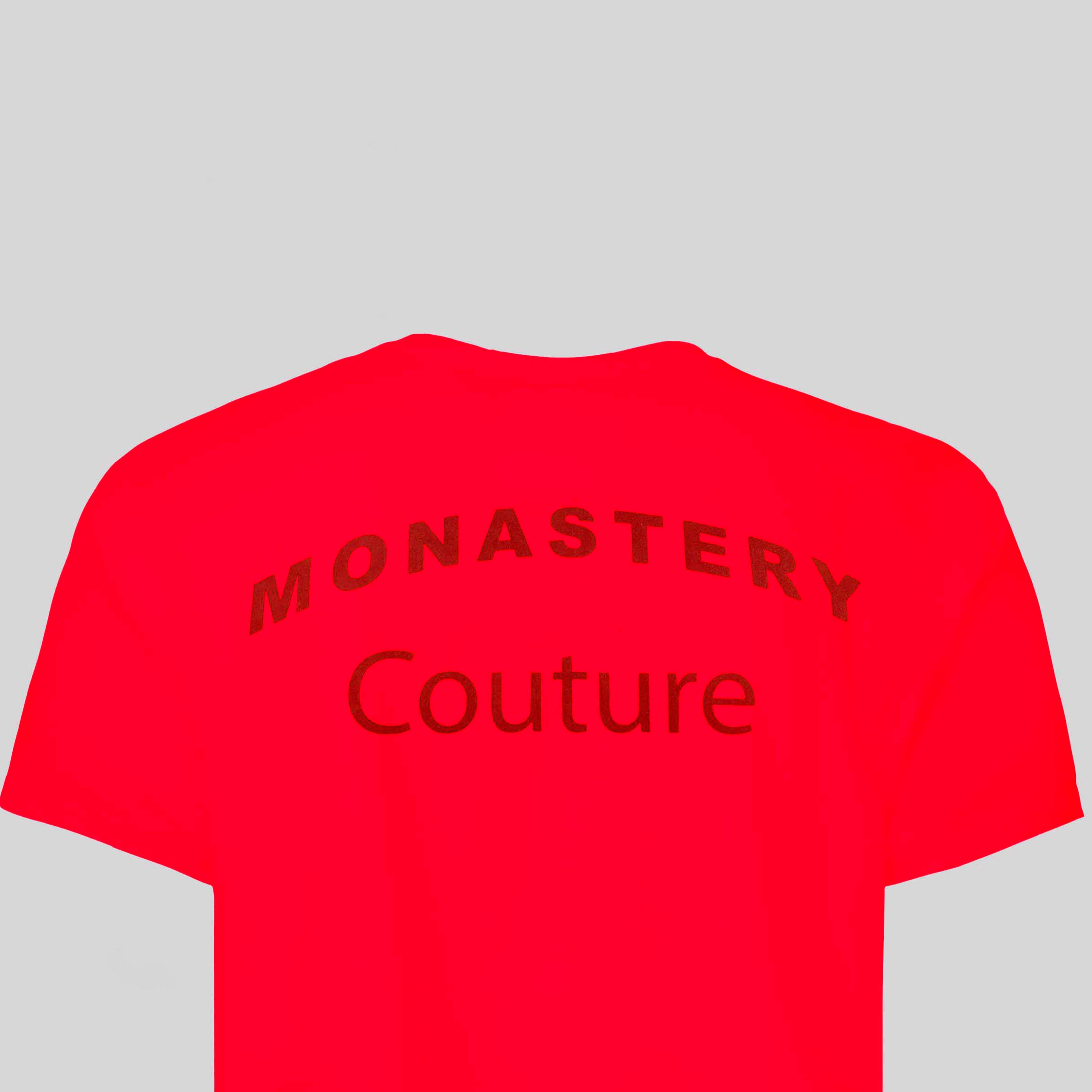 DAKAR CROP TOP OVERSIZE RED | Monastery Couture