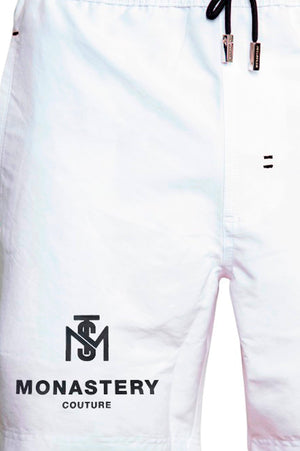 DIVALDI SWIM SHORT WHITE | Monastery Couture