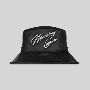 GIORGIO BLACK BUCKET HAT | Monastery Couture