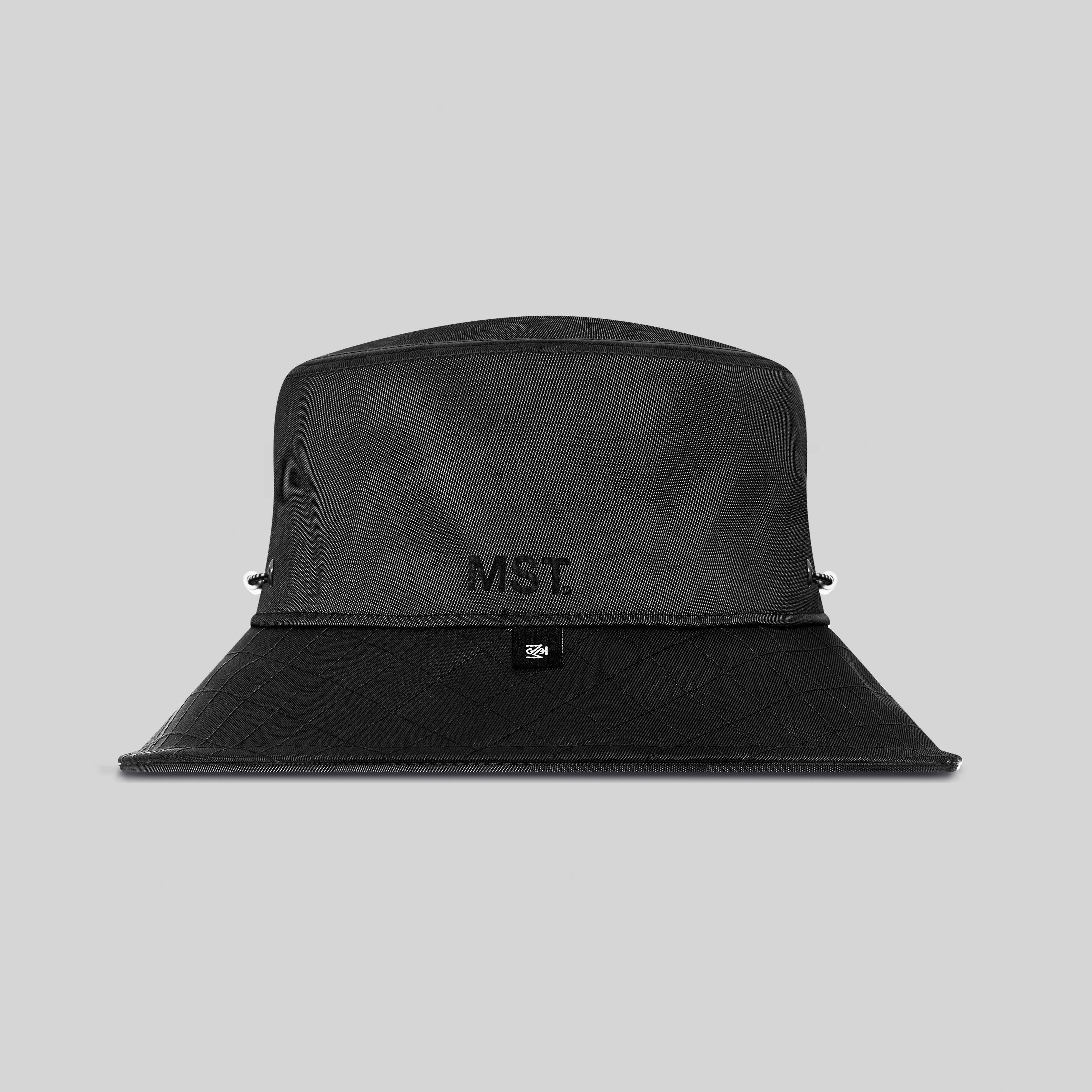 GIORGIO BLACK BUCKET HAT | Monastery Couture