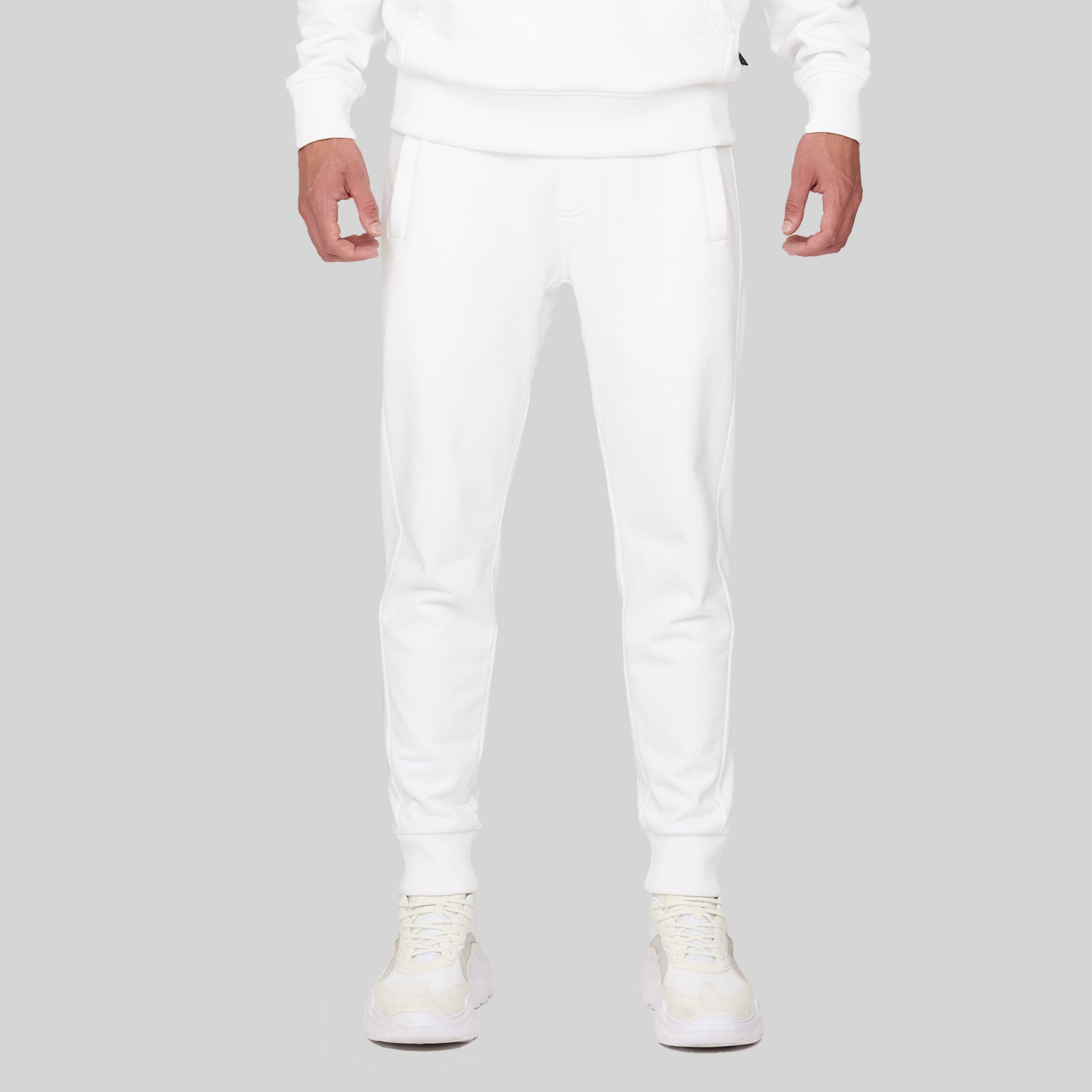 HELADE WHITE JOGGER | Monastery Couture