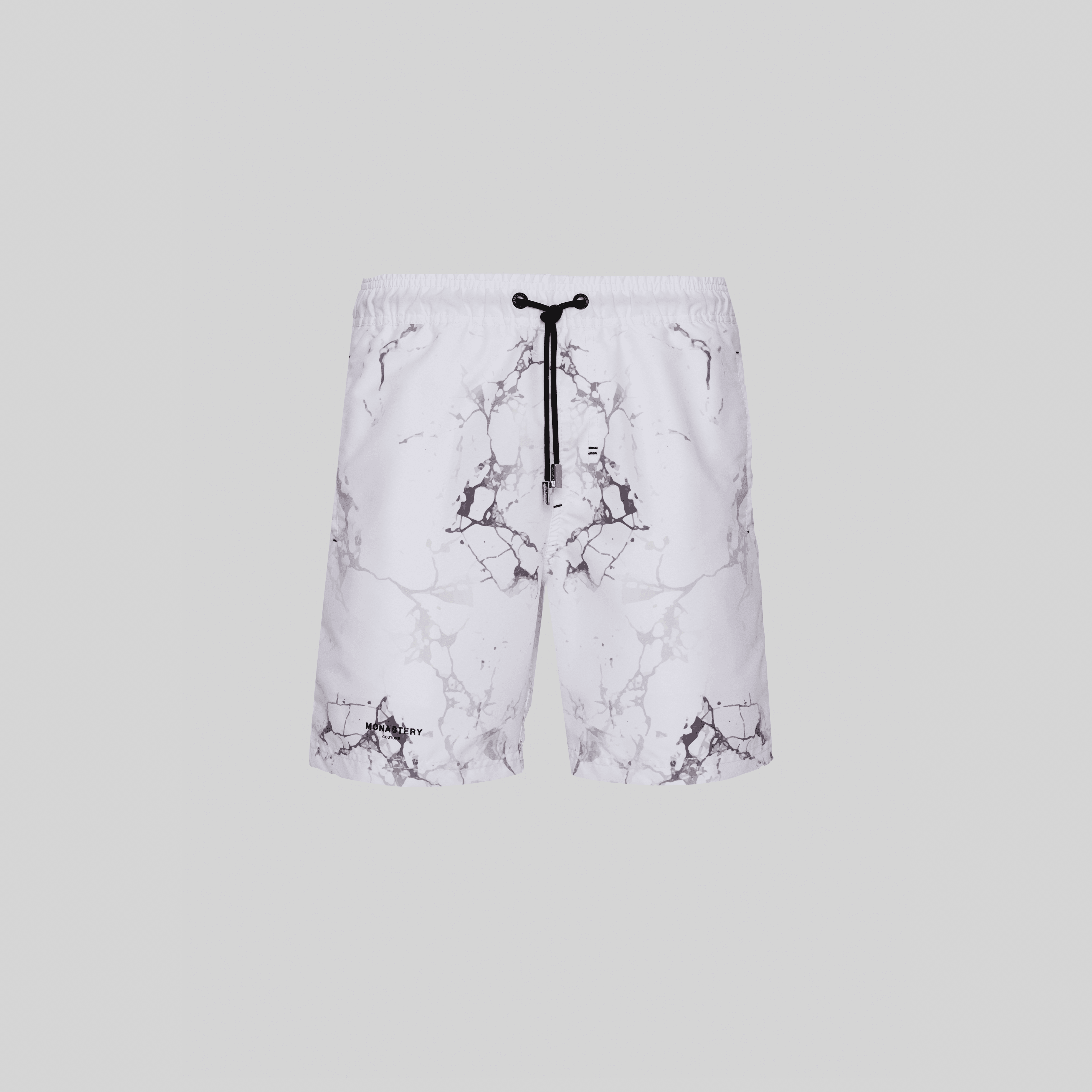 LUNIK WHITE SWIM SHORT | Monastery Couture