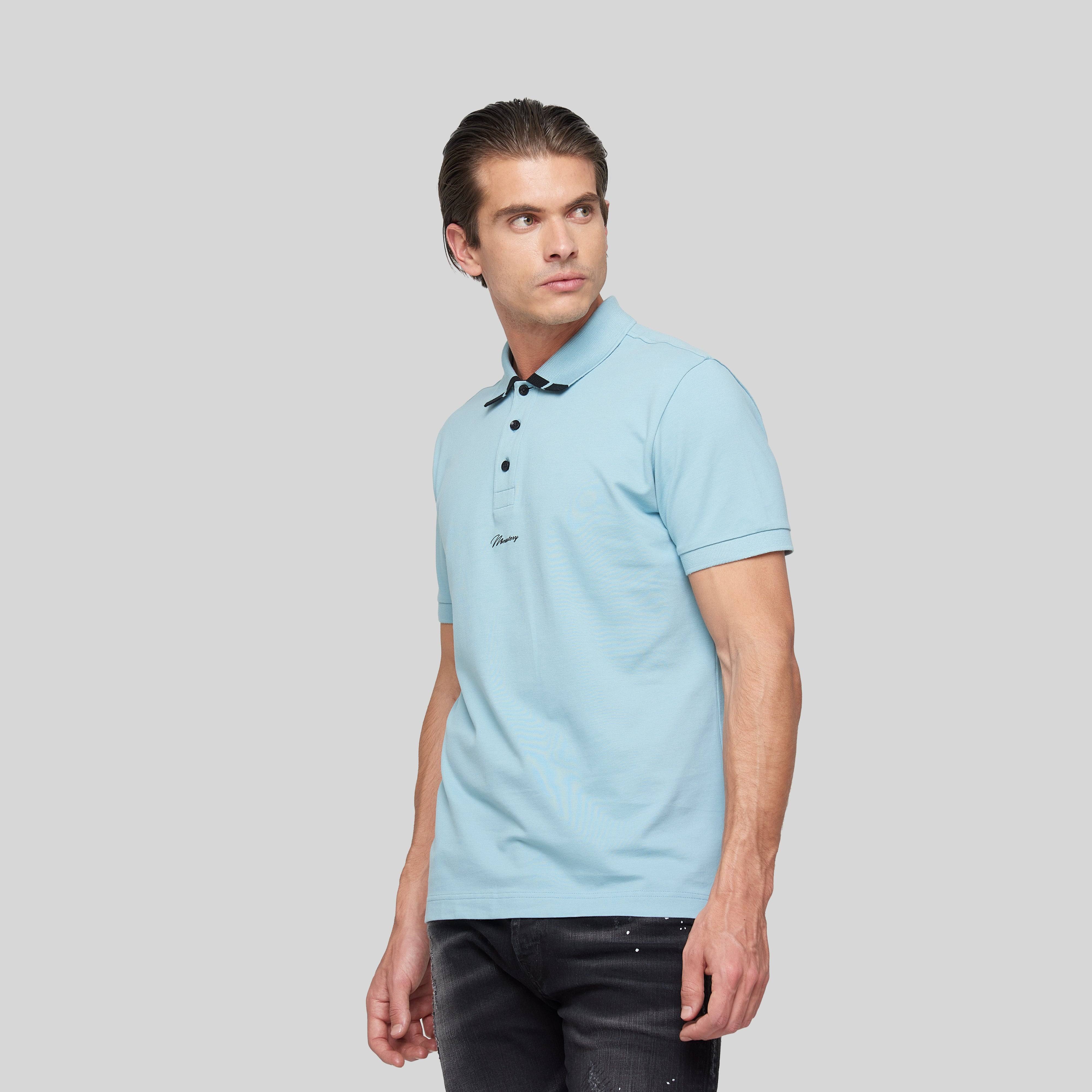 MEGES BLUE POLO | Monastery Couture