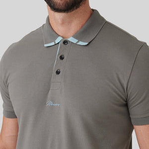 MEGES GREY POLO | Monastery Couture