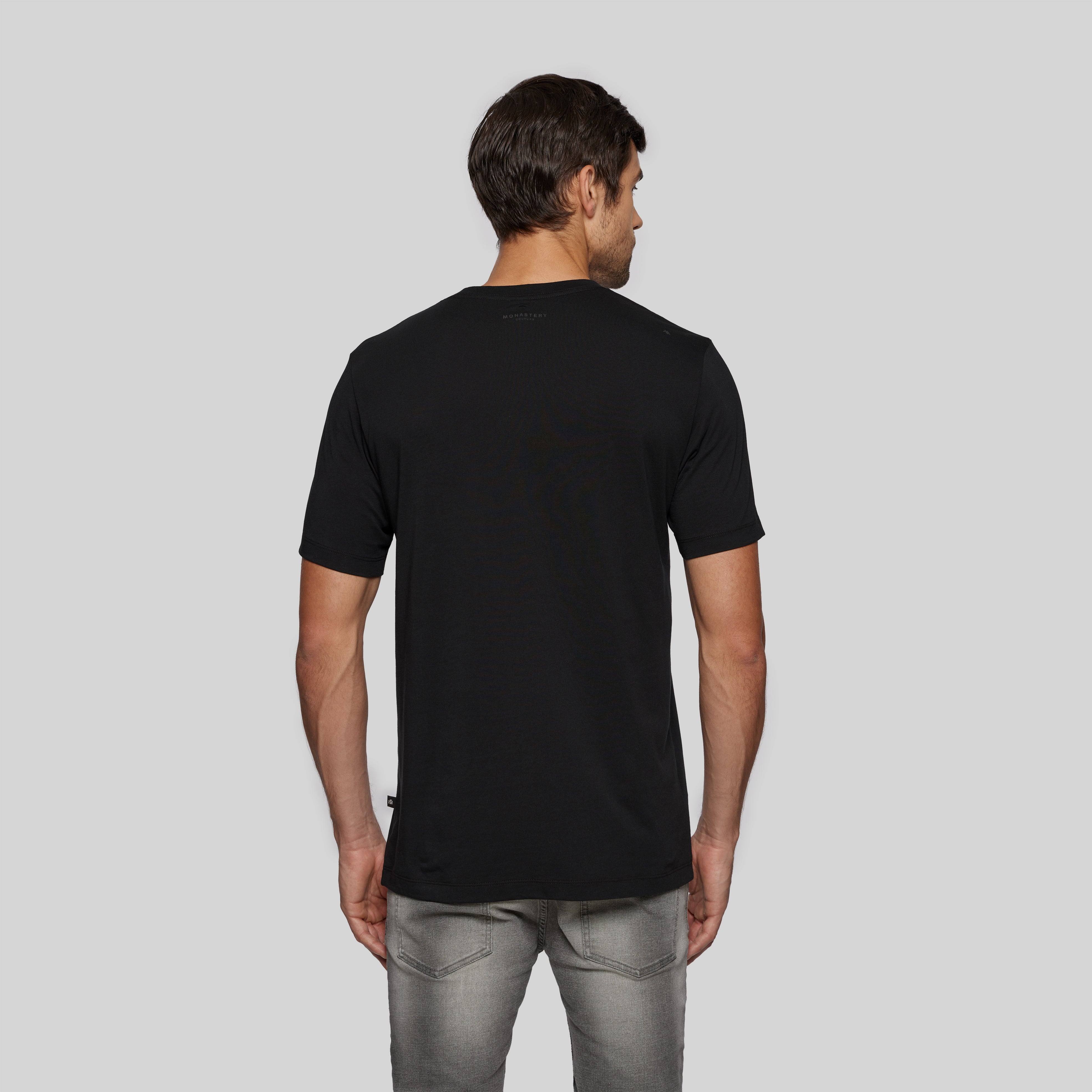PERSEO BLACK T-SHIRT | Monastery Couture
