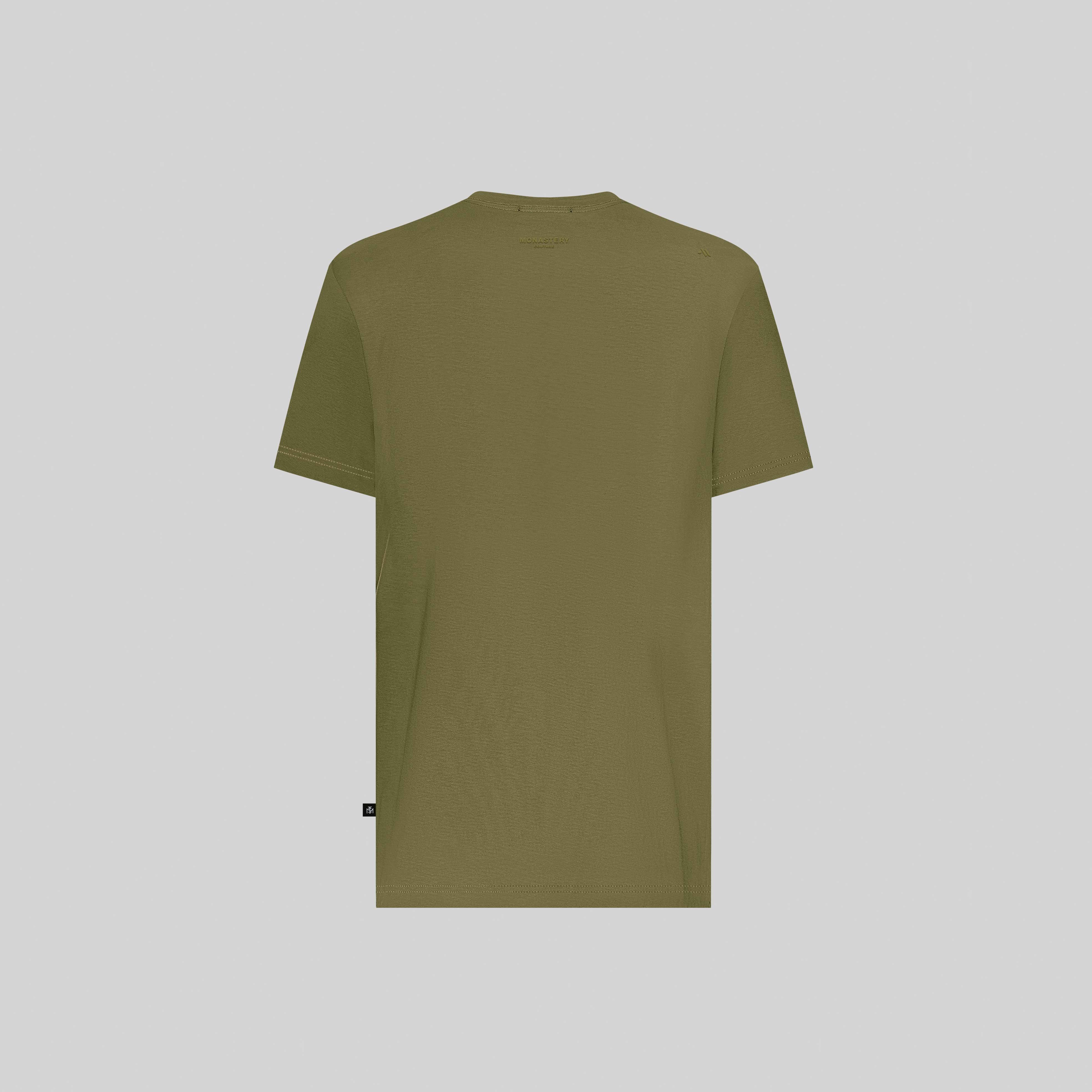 PERSEO OLIVE T-SHIRT | Monastery Couture