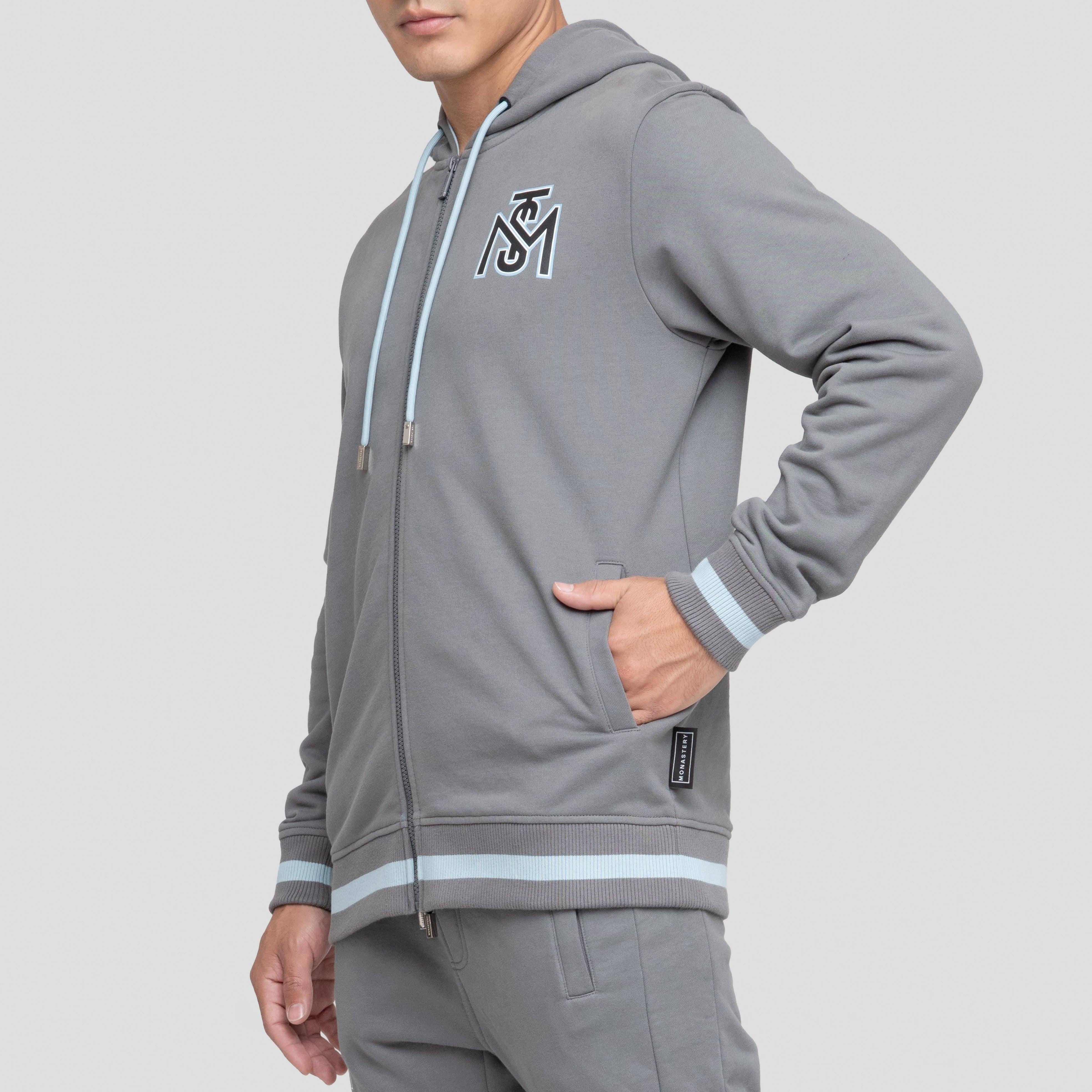 PERSEUS GRAY HOODIE | Monastery Couture
