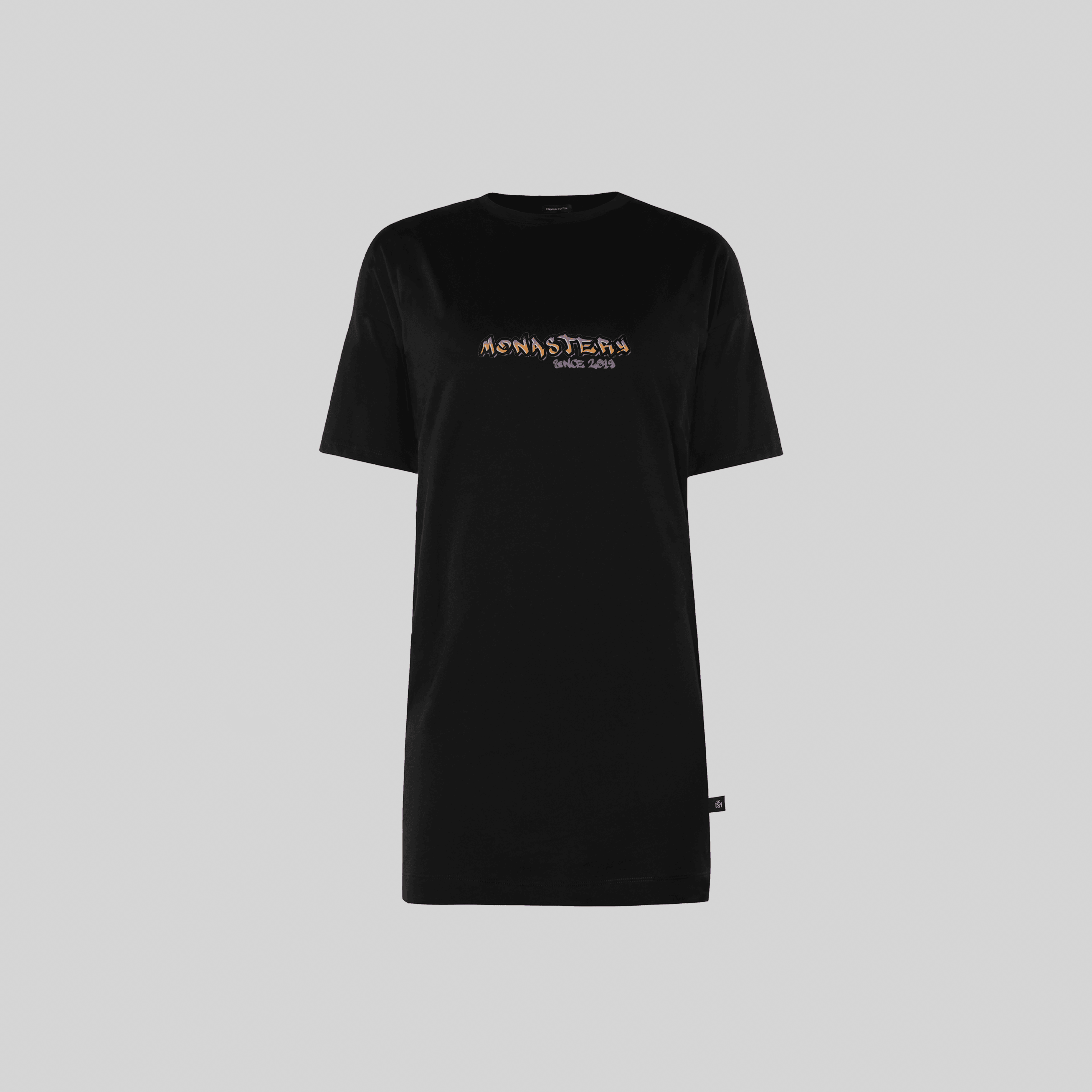 ROMA BLACK T-SHIRT DRESS - Monastery