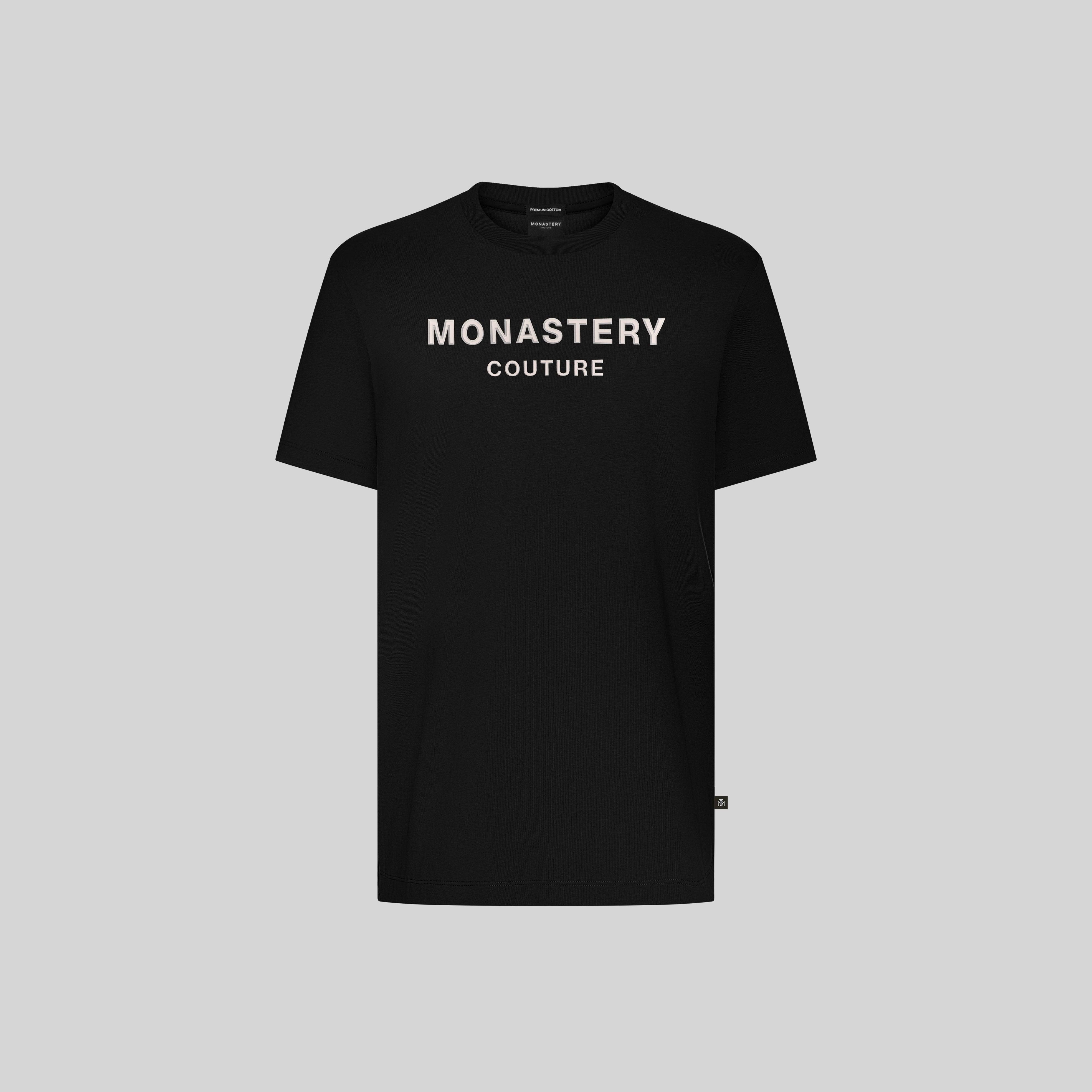 SULTES BLACK T-SHIRT | Monastery Couture