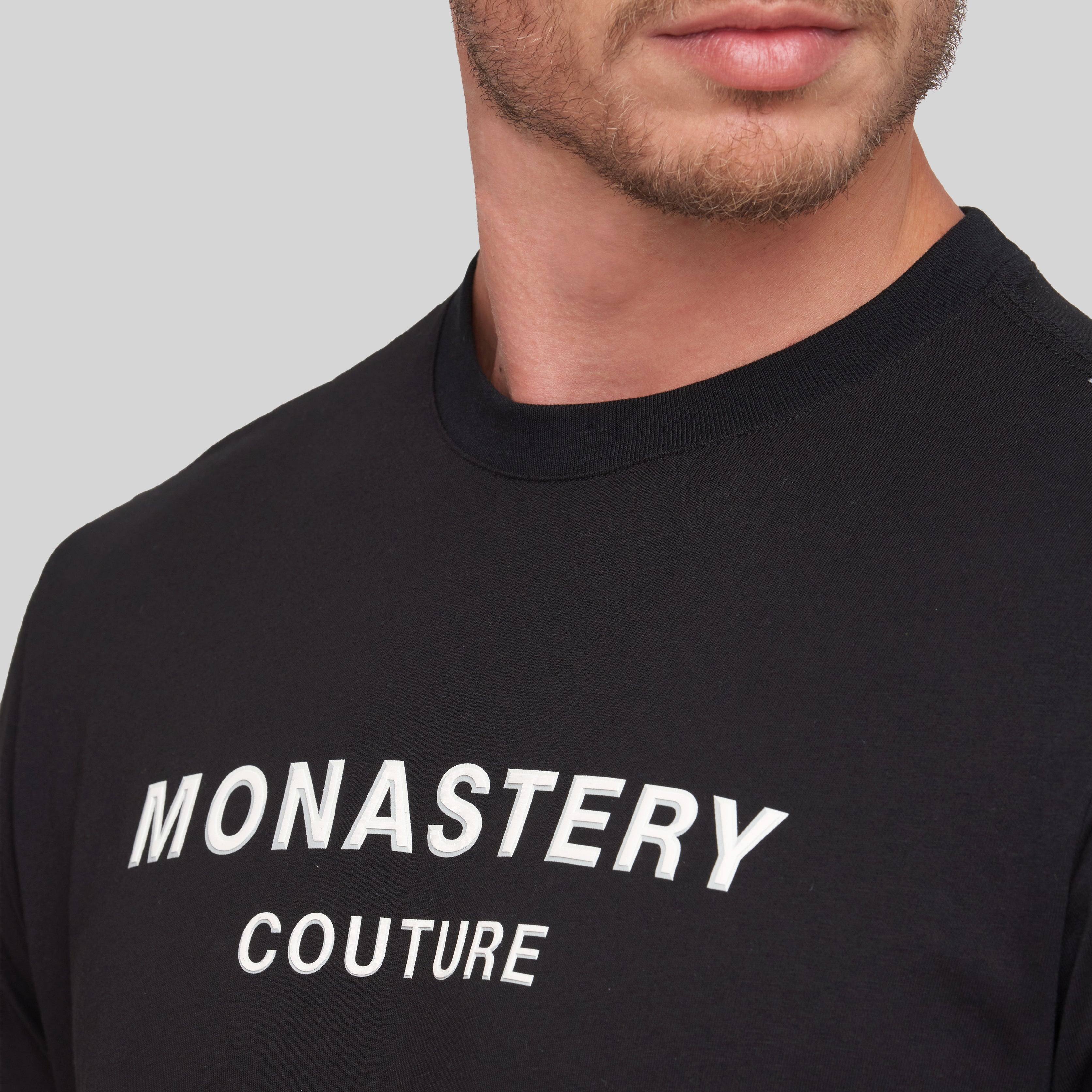 SULTES BLACK T-SHIRT | Monastery Couture