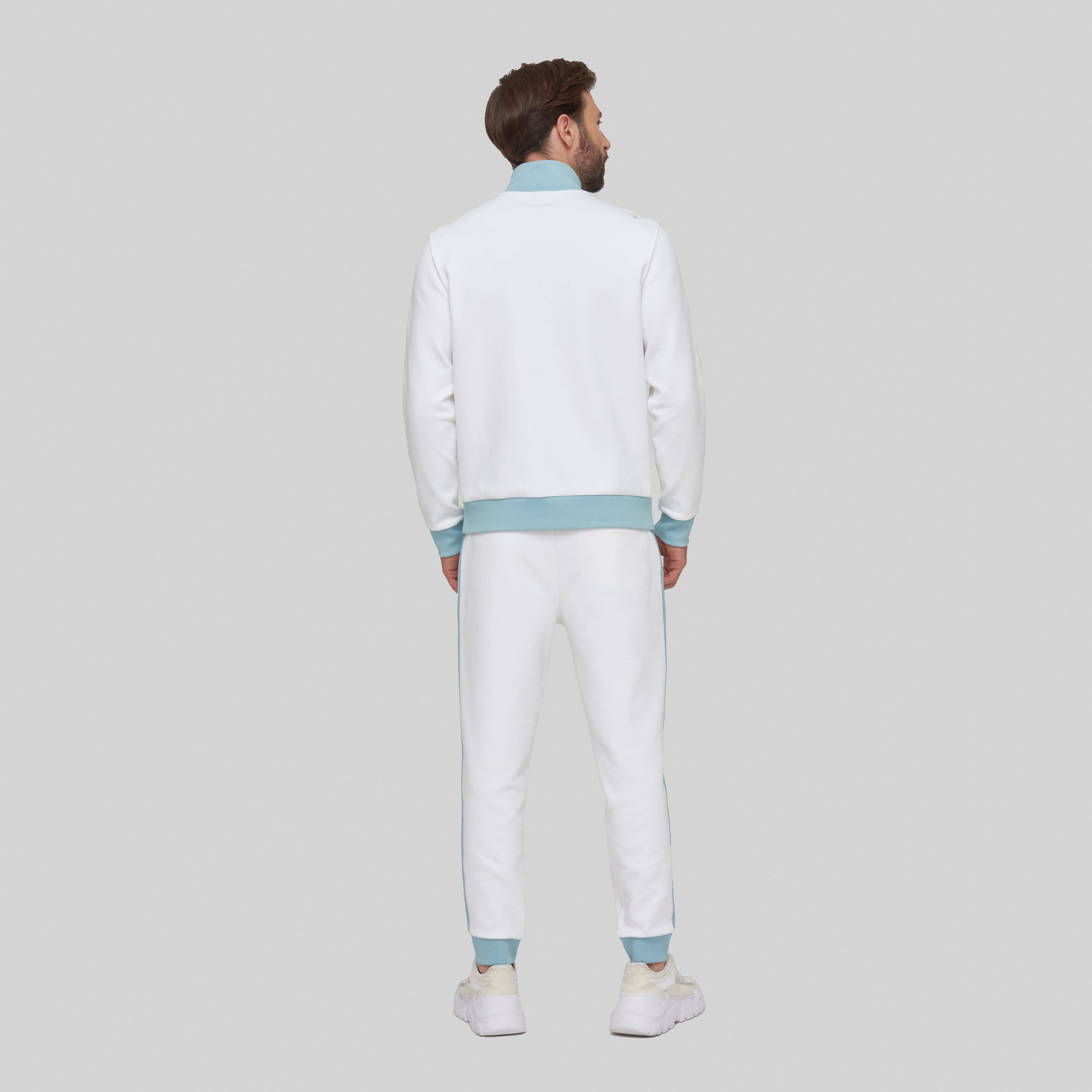 TAIGETO WHITE SPORT JACKET | Monastery Couture