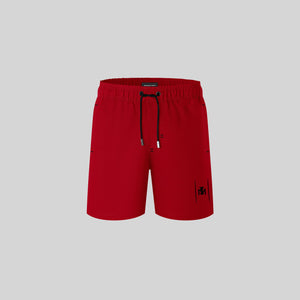 TARVOS RED SWIM SHORT | Monastery Couture