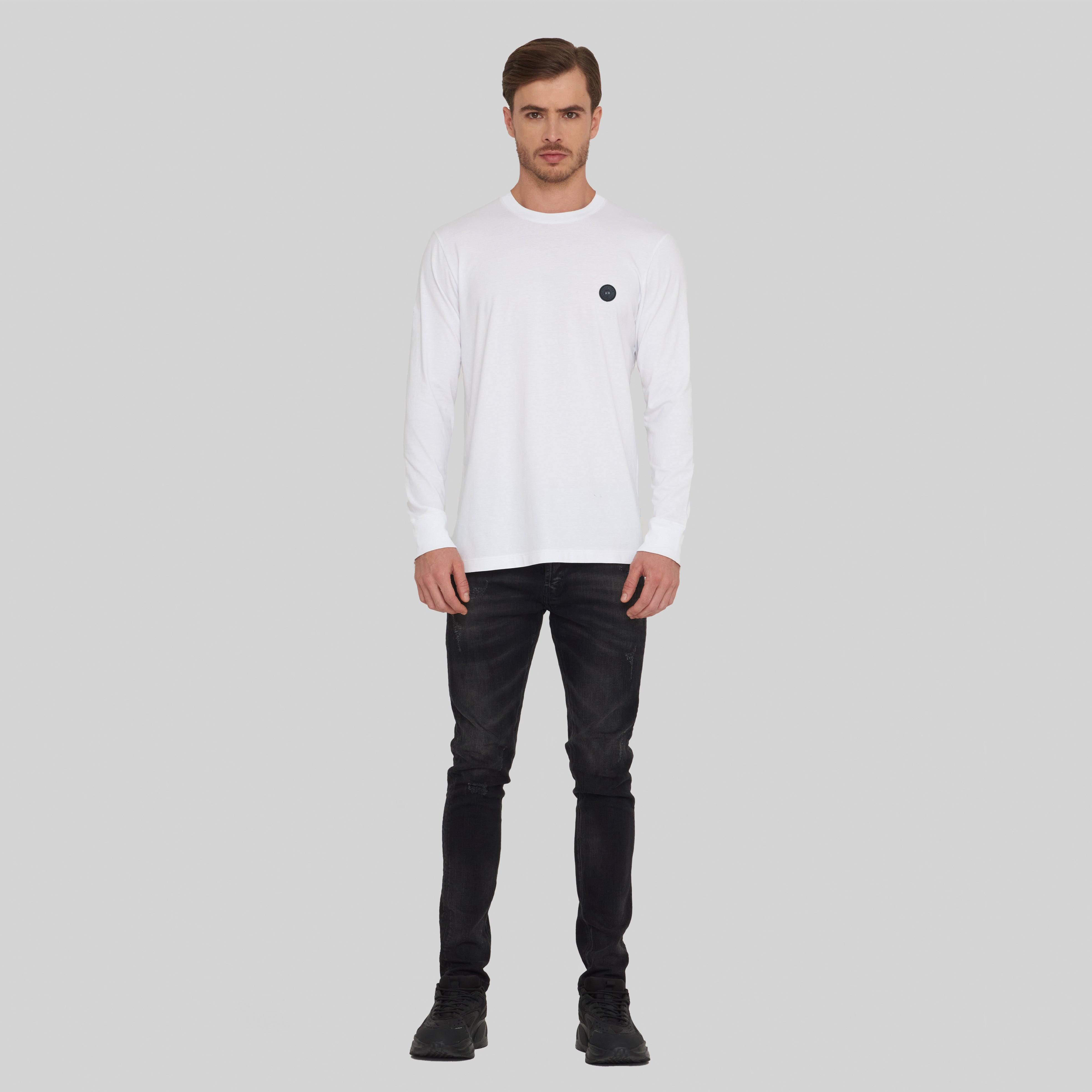 TEBE WHITE LONG SLEEVE - Monastery